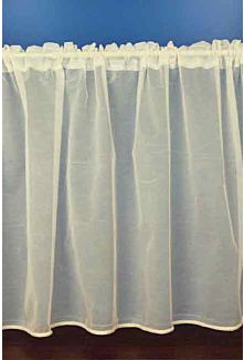 Eva cream cafe net curtains - Small