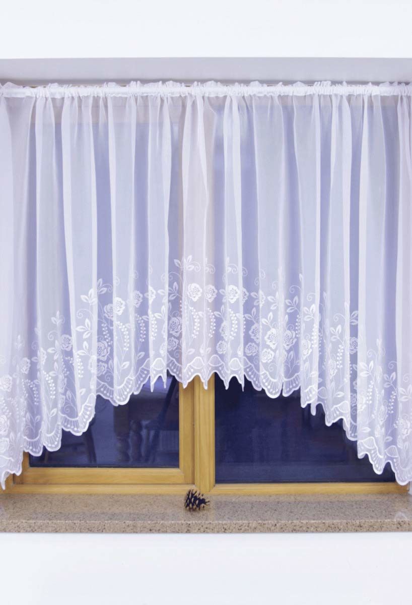 Embroidered Curtains Voile - Harper Jardiniere Woodyatt